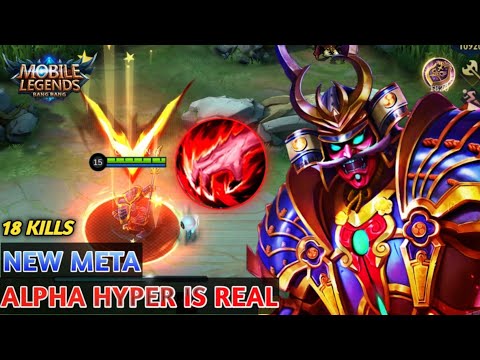 NEW META ALPHA HYPER | 3 ITEMS RAHASIA INI WIN AUTO EASY KUAT 1 VS 5 | MOBILE LEGENDS