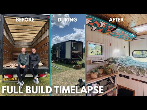 Luton Box Van Conversion | Full Timelapse | 30 Day Build