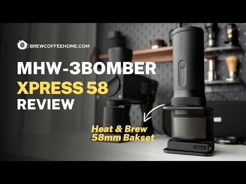 MHW-3Bomber X-PRESS 58 Review - 58mm Heat & Brew Portable Espresso Machine | Xpress 58 vs K2 PRO