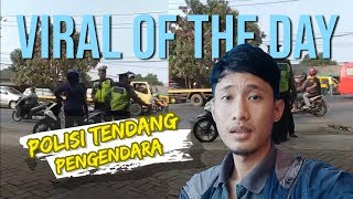 VIRAL HARI INI: Detik-detik Pengendara RX-King Ditendang Polisi karena Melarikan Diri