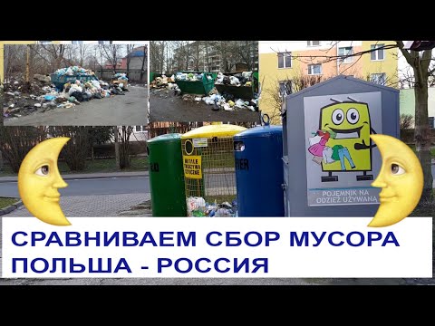Жизнь в Польше Как сортируют мусор в Польше Сравниваем  Польша - Россия