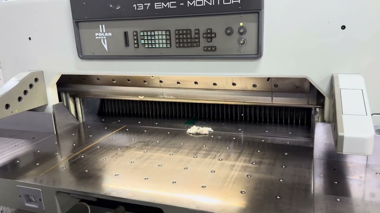 POLAR 137 EMC, Size “54”  Model : 1991, Original Program, Chrome With Air Tabel, Safety Sensors. 