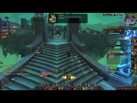 WoW Shadowlands 9.1.5 arms warrior pve The Necrotic Wake Mythic +14