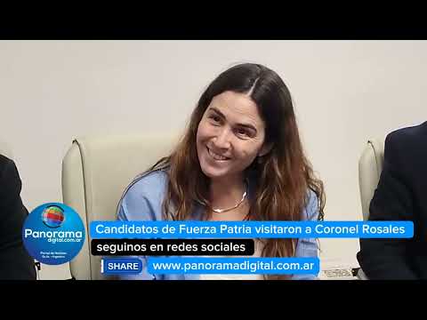 Candidatos a Diputados Nacionales recorrieron Coronel Rosales 