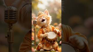 Download lagu 🎶 Kucing Sholawat Lucu Bermain Rebana | Video Islami Menggemaskan 🐱🕌 mp3