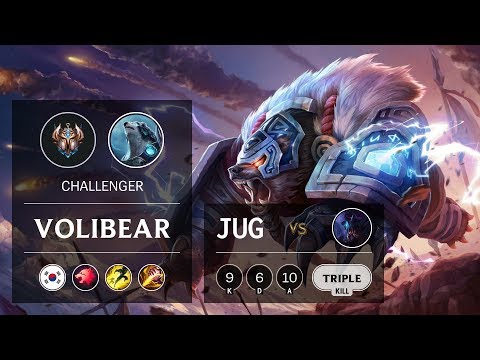 Volibear Jungle vs Rek'Sai - KR Challenger Patch 9.9