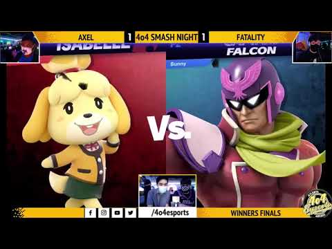 SSBU - 4o4 Smash Night 8 - MYM| Axel~ (Isabelle) vs Fatality (Captain Falcon) - Winners Final
