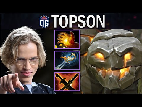 OG.TOPSON TINY WITH ECHO SABRE AND SNY - DOTA 2 7.29 GAMEPLAY