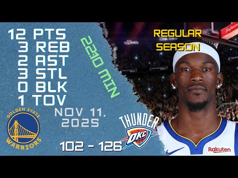 Jimmy Butler III Player Full High Lowlights vs THUNDER 11 11 2025 NBA REGULAR SEASON Game