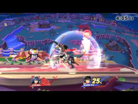 Lucina Vs. Black Pit.
