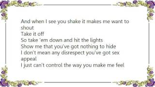 Firehouse - Take It Off Lyrics