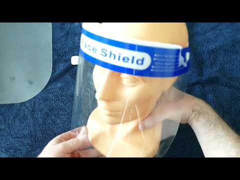 Bayi Full Face Shield/Visor Assembly: How To Stick On The Sponge/Foam And Remove The Film