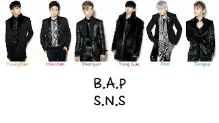 B.A.P - S.N.S (Color coded lyrics Han|Rom|Eng)