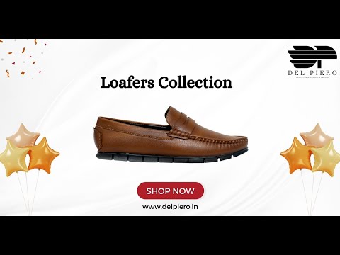 Men synthetic leather del piero silva 503 brown loafers shoe...