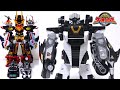 Go Onger DX Black GunBir O Power Rangers RPM Black ValveMax Megazord Wotafa S Review