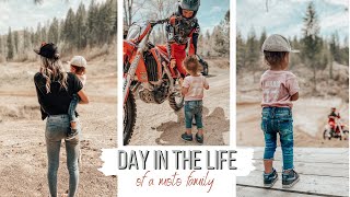 DAY IN THE LIFE OF A MOTO FAMILY! things didn't go as planned...