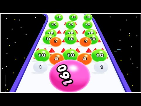 Ball Master 2048 Ball Run 3D - Gameplay Walkthrough - Levels 1-21 (update 1.0.4)