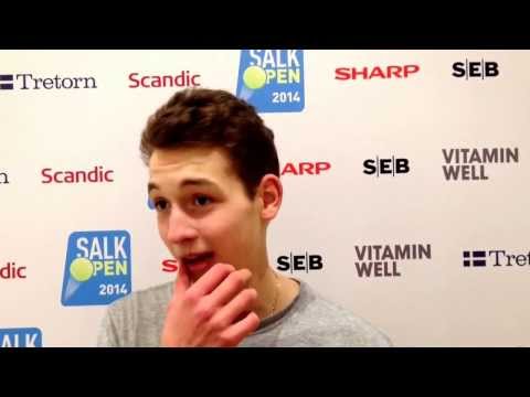 Dragos Madaras segerintervju SALK Open ITF 2014