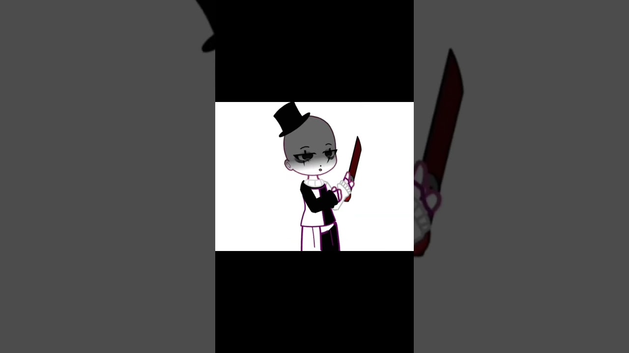 Terrifier in gacha Club! #youtubeshorts #gacha #art #clown #arttheclowb