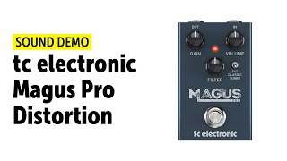 Video thumbnail for TC Electronic Magus Pro Distortion - Sound Demo and Comparison with the ProCo Rat (no talking) by Guitar Bonedo