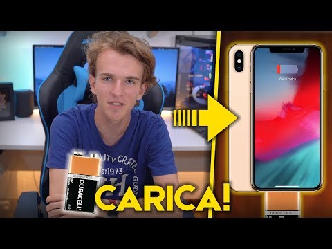 CARICARE UN IPHONE CON UNA BATTERIA?! *INCREDIBILE*