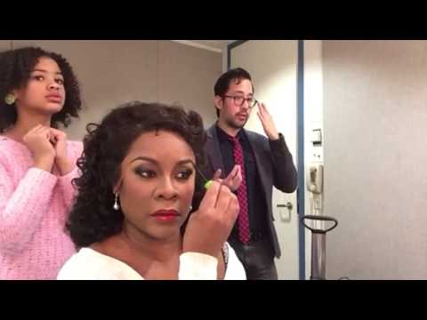 Denyce Graves getting ready for Carousel