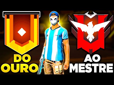 DO OURO AO MESTRE JOGANDO SOLO X DUO (SEM DOBRO DE PONTOS) TEMPORADA 24 🎯 HIGHLIGHT VIKIN FREE FIRE
