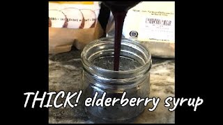 THICK elderberry syrup ~ No More Spills!