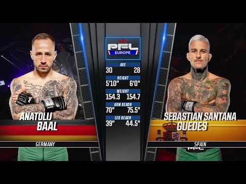 Anatolij Baal vs Sebastian Guedes full fight