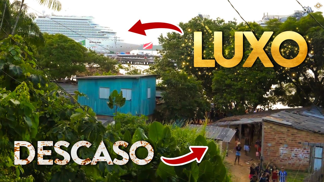 COP30: luxo nos cruzeiros, abandono à beira-mar