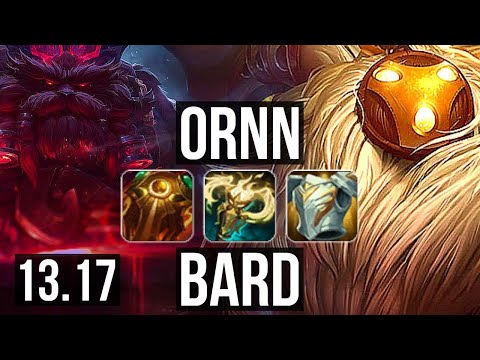 ORNN vs BARD (TOP) | 6/1/13, 900K mastery, Dominating | NA Grandmaster | 13.17