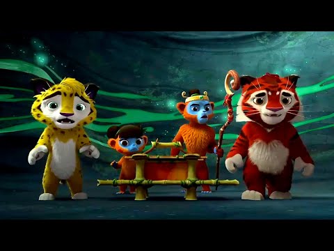 Leo and Tig 🦁 The Monkeys' Treasure 🐯 Favorite episodes 🦁 Funny Family Animated Cartoon for Kids