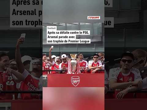 🏆​ Arsenal a retrouvé des airs de fête #arsenal #football #shorts
