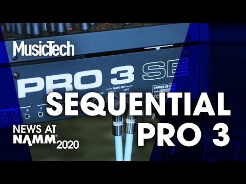 Dave Smith shows us the Sequential Pro-3 #NAMM2020