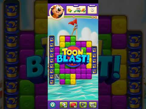 Toon Blast Level 8236 Super Hard Level No Bosters