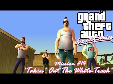 GTA: Vice City Stories (PSP Emu) Mission #14 - Takin' Out The White-Trash