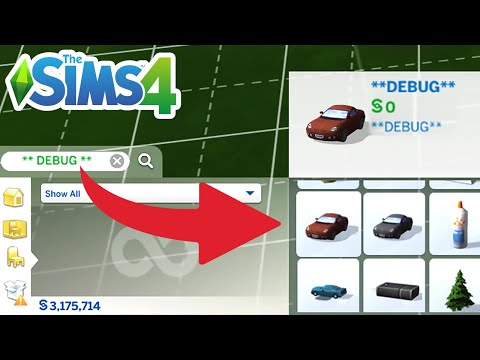 How To Get Debug Items Cheat Unlock Hidden Objects The Sims 4