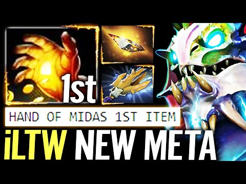 🔥 iLTW Slardar Carry NEW META — Midas 1st Item + Titan Silver IMBA Bash Lord Dota 2 Pro