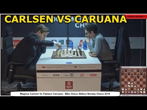 [Blitz Altibox Norway Chess 2018 Round 8] Magnus Carlsen Vs Fabiano Caruana - Blitz Chess 2018
