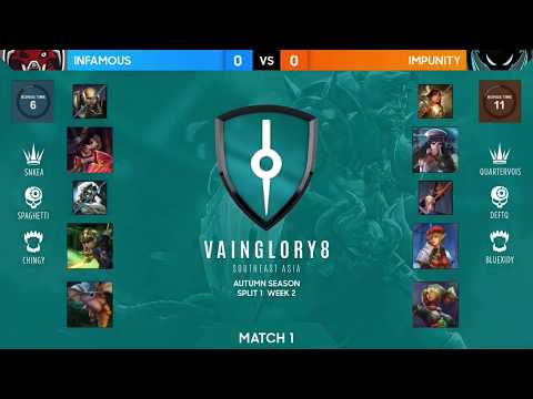 Infamous vs Impunity - Finals SEA Vainglory 8 Autumn Season S1W2