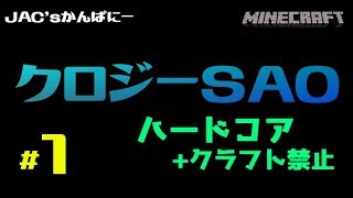 【MineCraft生放送】クロジーSAO＃１【生放送】