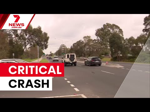 Girl fights for life after Melbourne crash | 7NEWS