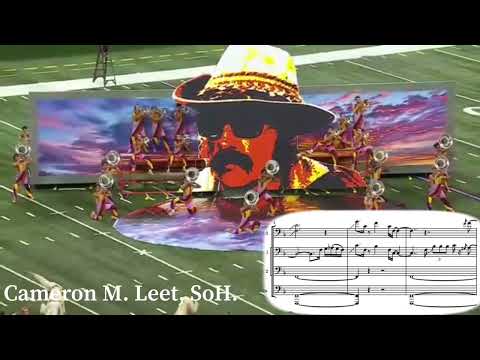 Bluecoats 2022 “Riffs and Revelations” Low Brass Feature Transcription