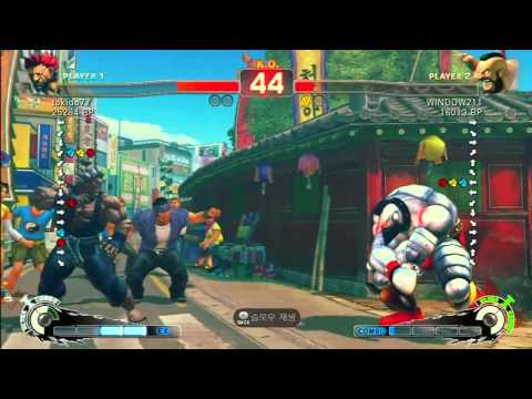 SSF4 Rank Match  tokido77 (GO)  vs  WINDOW211 (ZA)