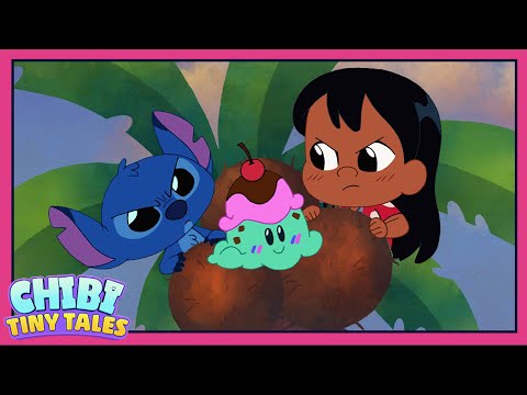 Lilo & Stitch Chibis |🍦Ice Cream on the Run | Chibi Tiny Tales | @disneychannelanimation