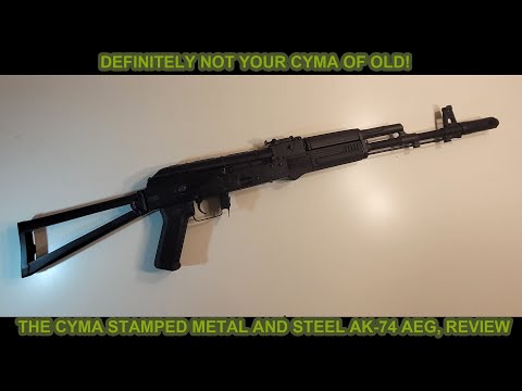 Definitely not the CYMA of old, CYMA Airsoft Stamped Metal and Steel AK-74 AEG, Review