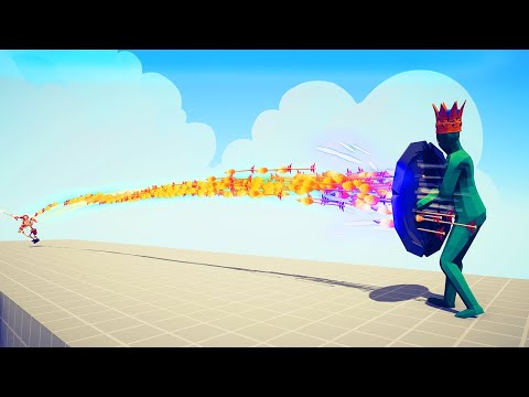 ZOMBIE KING NEW REFLECT SHIELD vs RAPID RANGED UNIT | TABS - Totally Accurate Battle Simulator