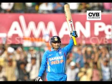 VIRENDER SEHWAG HITS 219 AGAINST WEST INDIES; HIGHEST SCORE IN ONE DAY CRICKET