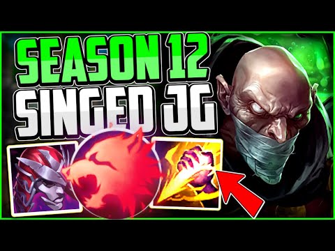 How to Play Singed Jungle & CARRY + Best Build/Runes Season 12 League of Legends