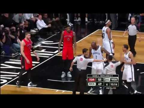 Shaun Livingston & Jonas Valančiūnas Scuffle